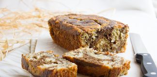 Εντυπωσιακό Κέικ Mπανάνας Ζέβρα