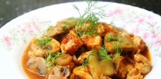 κοτόπουλο με μανιτάρια