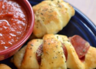 Ετοιμη ζυμη pillsbury κρουασαν μοτσαρελα πιπερονι