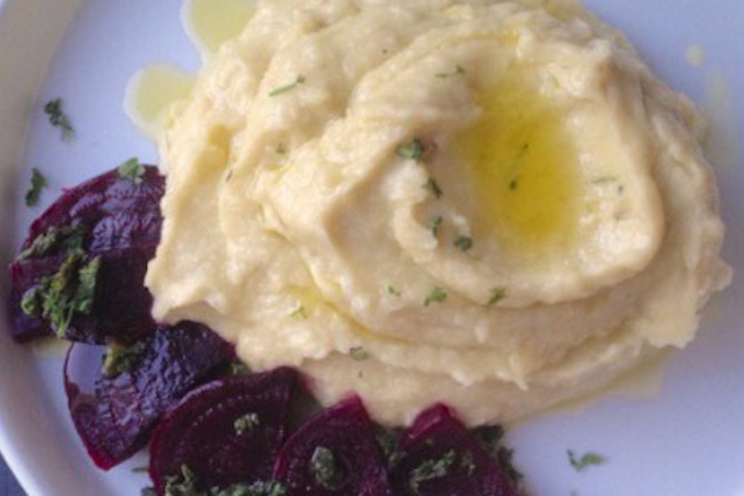 μια υπέροχη σκορδαλιά Βελούδινη και τέλεια σκορδαλιά