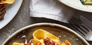 Ραγού Μοσχαράκι με Παπαρδέλες ραγου μοσχάρι με παπαρδέλες