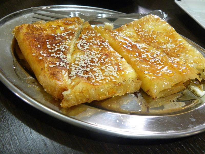 σαγανακι φετα σε φυλλο1