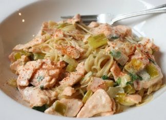 Σολωμός με Πράσσο