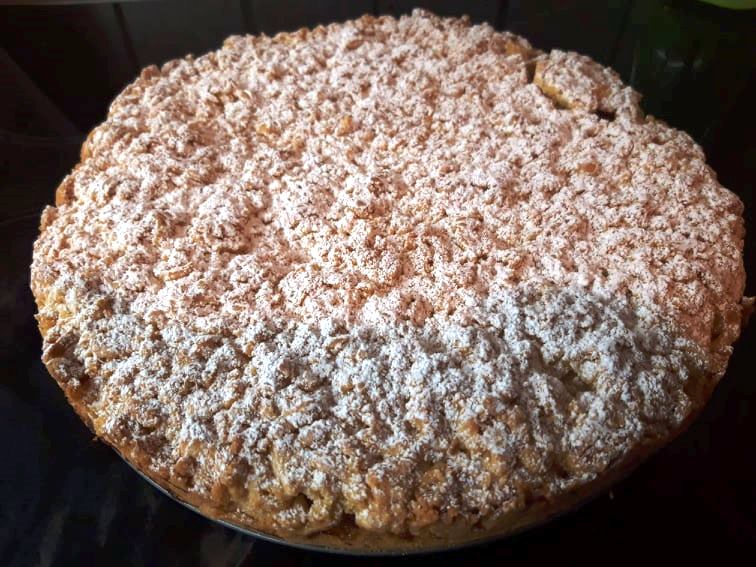 τριφτή μηλοπιτα τριφτή μηλοπιτα