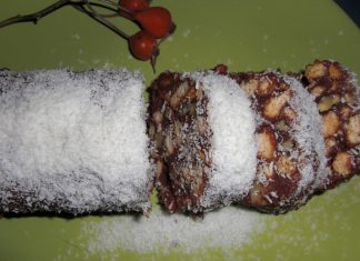 Kορμός με ταχίνι και τριμμένη καρύδα Kορμός με ταχίνι