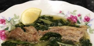 Βραστό Χοιρινό με χόρτα