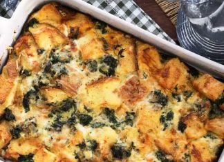 Ιταλική Strata με σπανάκι