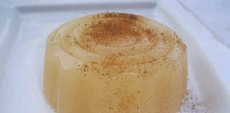 Κρέμα με άρωμα μήλου και κανέλας.