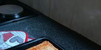 Πίτα με κοτόπουλο και μανιτάρια