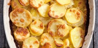 Πατάτες Ογκρατέν με γραβιέρα και σκόρδο