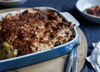 Ριγγατόνι με κιμά στο φούρνο