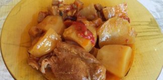 Χοιρινό Κότσι με λαχανικά στο φούρνο