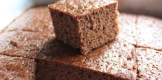 κέικ με μαύρο τσάι