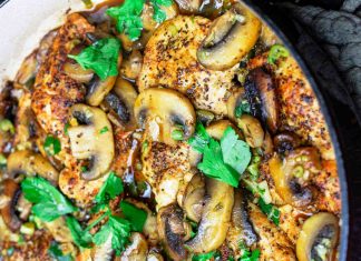 κοτόπουλο με μανιταρια