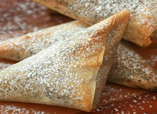 πιτάκια με φύλλο κρούστας και...σοκολάτα !