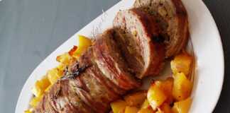 Ρολό κιμά σε μπέικον!