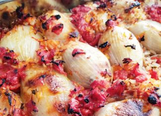 Γεμιστά Κρεμμυδια