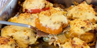 Γεμιστά με γέμιση Παστίτσιου