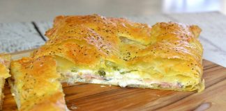 πίτα με ζαμπόν και τυρί