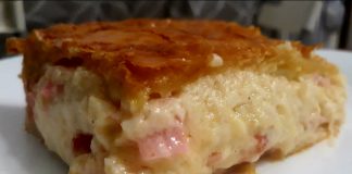 κασσεροπιτα με ζαμπόν και ντομάτα