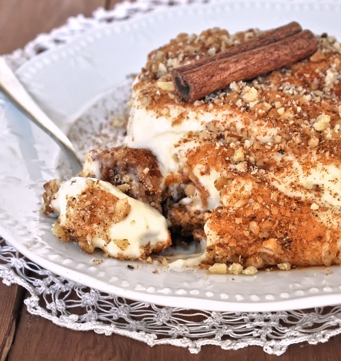 Καρυδόπιτα με κρεμα Καρυδόπιτα με κρεμα