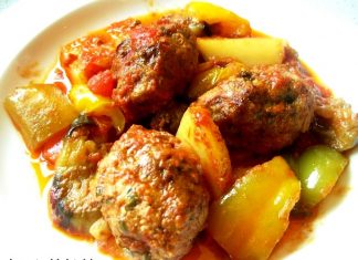 Κεφτέδες Φούρνου με λαχανικα