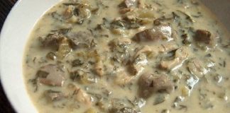 Μαγειρίτσα με μανιτάρια