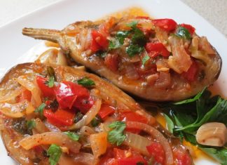 Μελιτζάνες Γεμιστές ιμαμ Μπαλντι