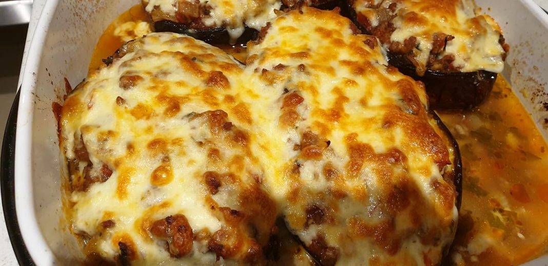 Μελιτζάνες Παπουτσάκια