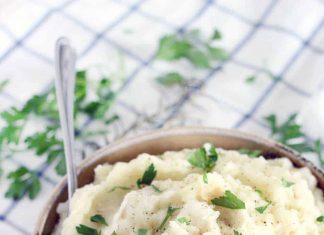 Πατατοσαλάτα με Κουνουπίδι και δενρολίβανο