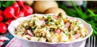 Πατατοσαλατα με ραπανακι