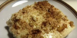 Πουτίγκα με φρυγανιές