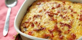 Σουφλέ Τυρί Ζαμπόν και Μπέικον