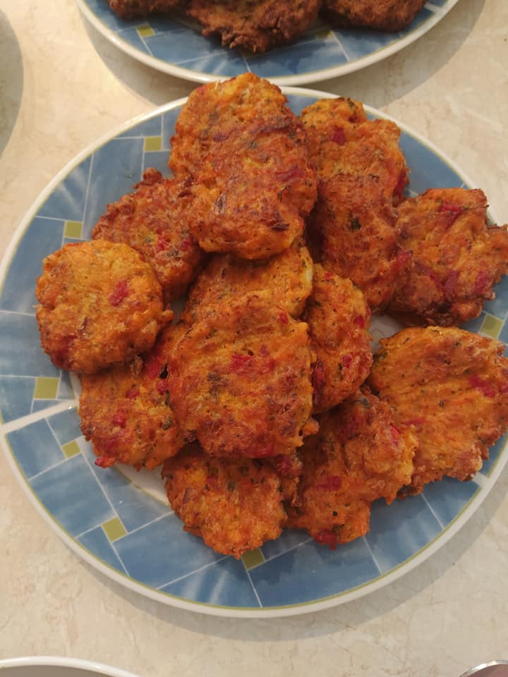 Τηγανίτες Καρότου Τηγανίτες Καρότου