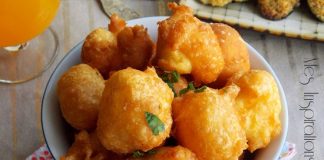 Τυρολουκουμάδες με λιωμένο τυρί, συνταγή βήμα-βήμα.