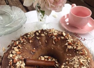 Χαλβάς Σιμιγδάλι με τριμμένα Aμύγδαλα & Aρωματική κανέλα .. χαλβάς Σιμιγδαλενιος με κακαο