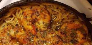 Μακαρόνια με Γαρίδες