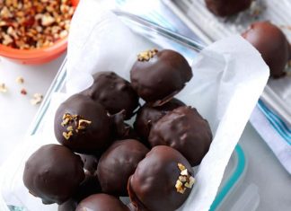 Bonbons παγωτού Μοκκα-Πεκάν