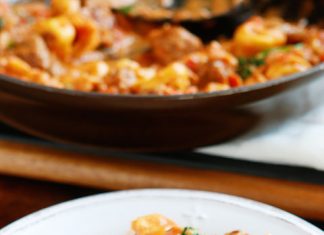 Τορτελινια με λουκάνικο