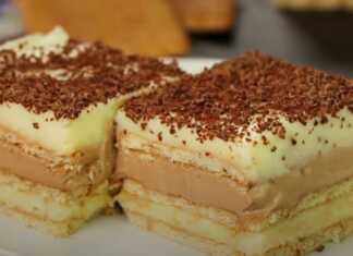 Γλυκό ψυγείου με μόκκα σοκολάτας