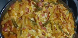 Πέννες τρικολόρε στο φούρνο