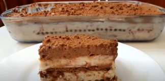 Γλυκό Ψυγείου με φράουλα μαρμελάδα