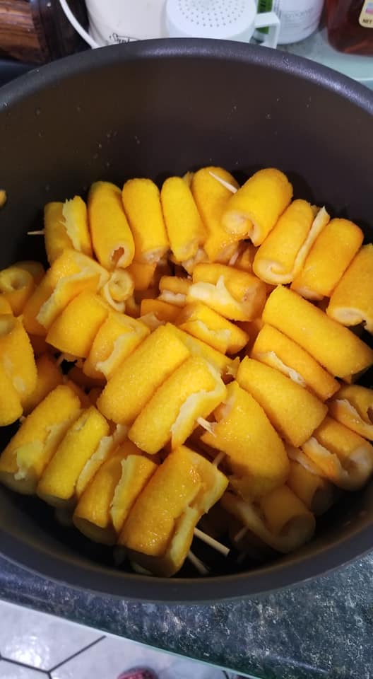 Γλυκό του κουταλιού με φλούδα πορτοκάλι!