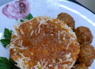 Κεφτεδάκια κοκκινιστά με ούζο