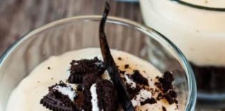 Κρέμα Βανίλιας με μπισκότα