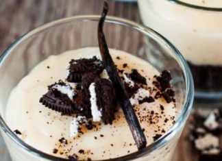 Κρέμα Βανίλιας με μπισκότα