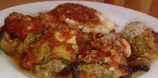 Μπιφτέκια τυλιγμένα σε μελιτζάνα