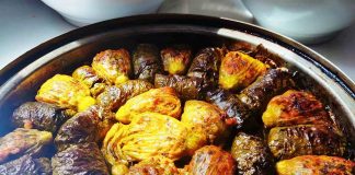 Ντολμαδάκια με γεμιστούς Κολοκυανθούς