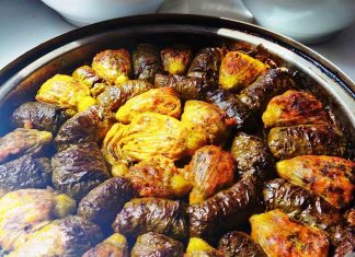 Ντολμαδάκια με γεμιστούς Κολοκυανθούς