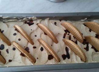 Σεμιφρέντο Παγωτό με γεύση και Αρωμα Καραμέλας Toffee